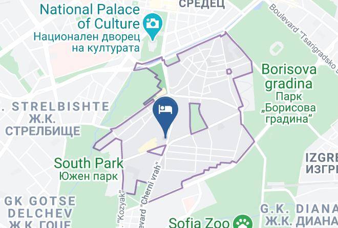 Sofia - Hill Hotel Sofia Maps