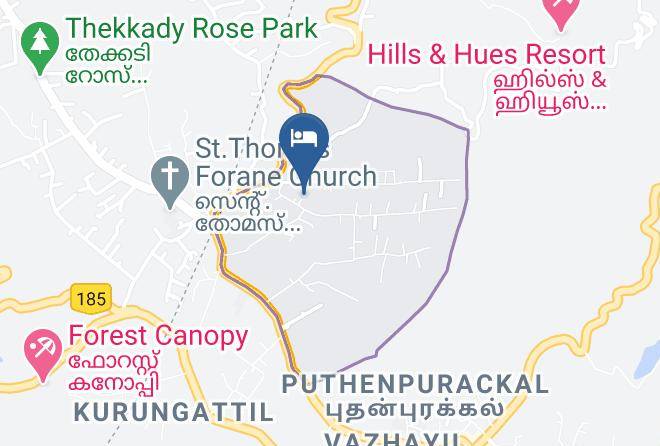 Peerumade - Hill Mist Thekkady Maps