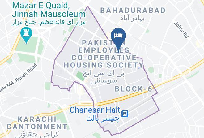 Karachi - Hill Top Hotel Maps