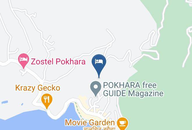 Pokhara - Hill Top Resort Maps