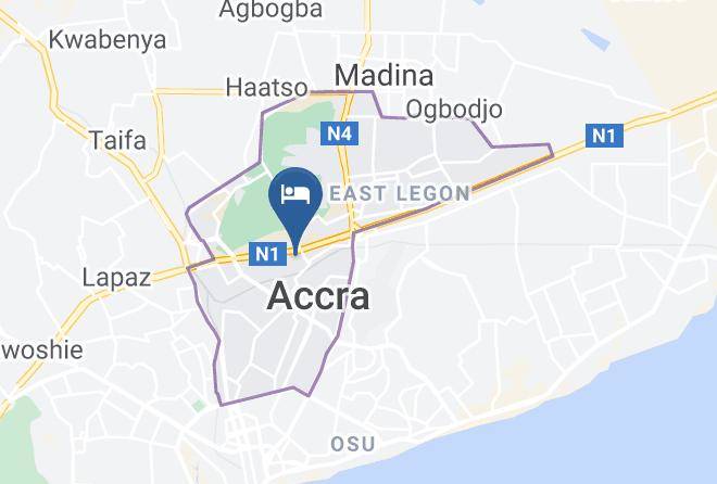 Accra - Hill View Hotel West Airport Maps