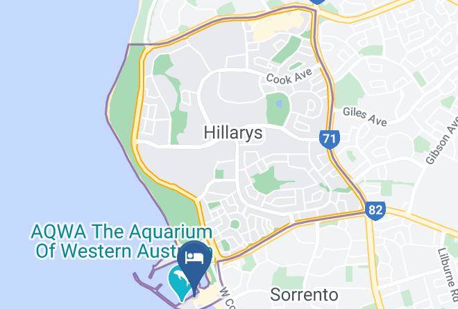 Hillarys Harbour Resort Map