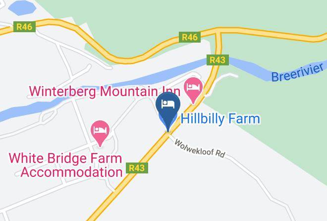 Cape Winelands - Hillbilly Farm Maps