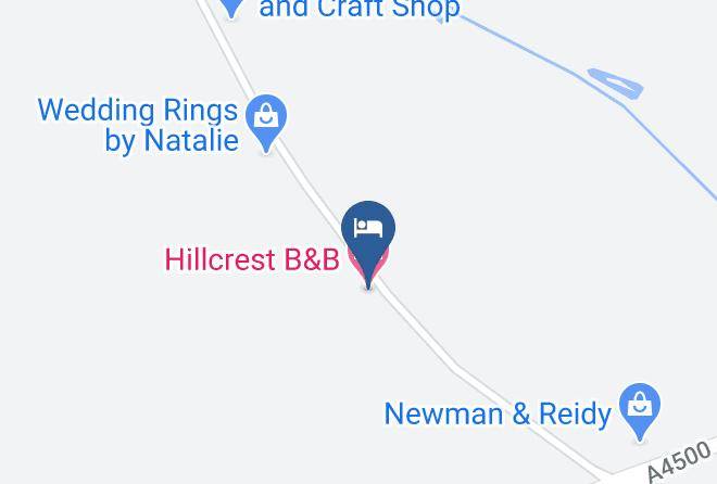 Northants - Hillcrest B&b Maps
