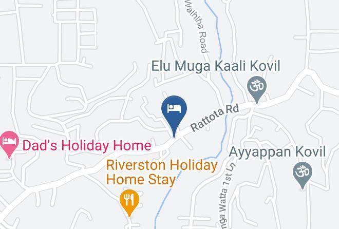 Kandy - Hillcrest Bungalow Maps