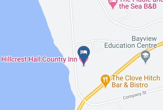 Hillcrest Hall Country Inn Map