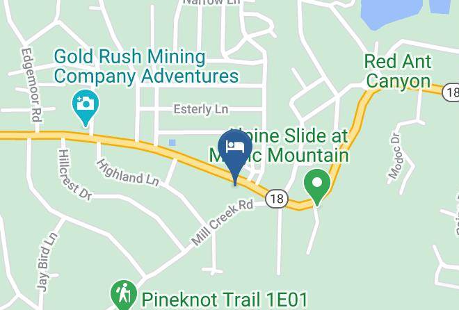 San Bernardino - Hillcrest Lodge Maps