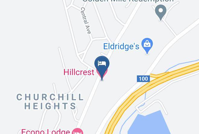 Saint John - Hillcrest Motel Maps