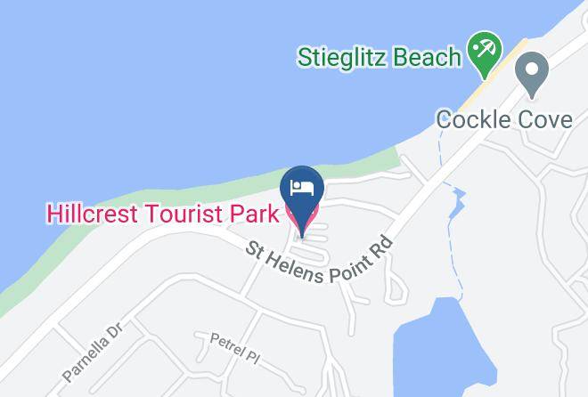 Hillcrest Tourist Park Map