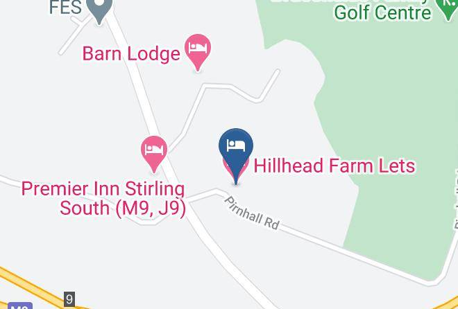 Stirling - Hillhead Farm Lets Maps