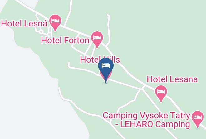 Kezmarok - Hills Hotel Maps