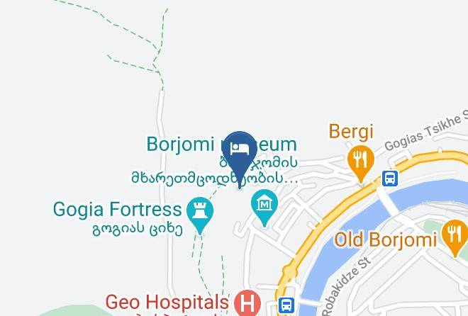 Borjomi - Hillside Guesthose Maps