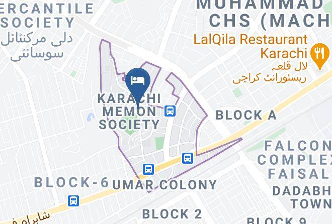 Karachi - Hillside Homes Maps