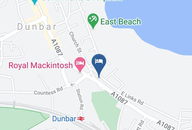 East Lothian - Hillside Hotel Dunbar Maps