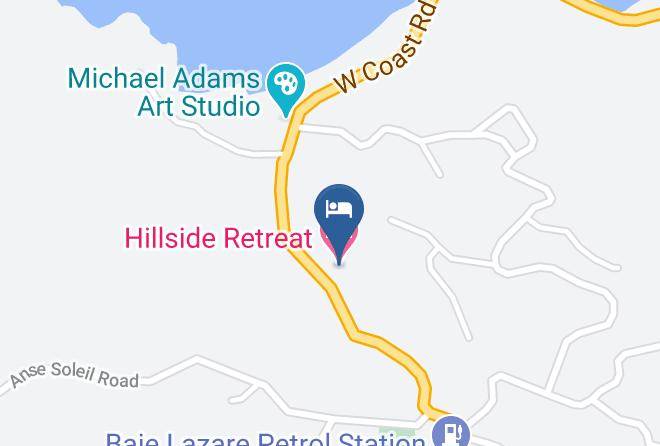 Baie Lazare - Hillside Retreat Maps