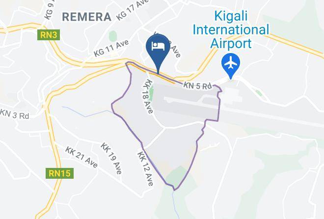 Kigali - Hilltop Hotel And Country Club Maps