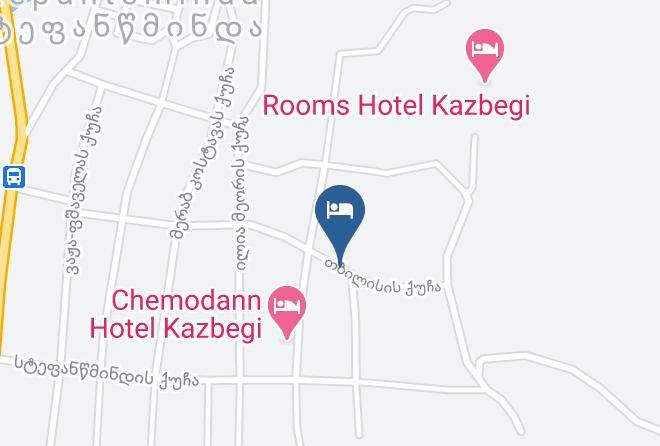 Georgia - Hilltop Kazbegi Maps