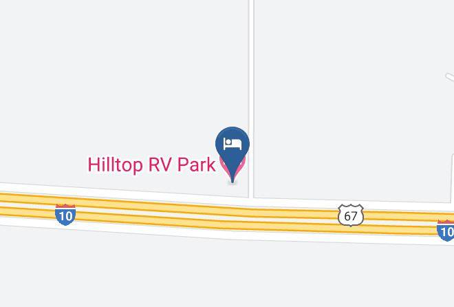 Pecos - Hilltop Rv Park Maps