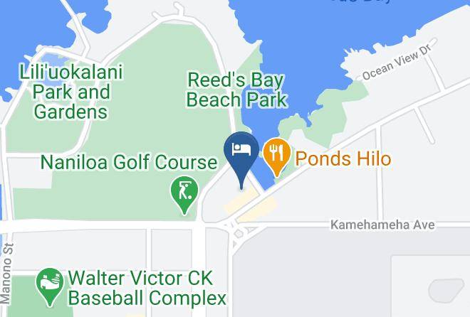 Hawaii - Hilo Seaside Hotel Maps