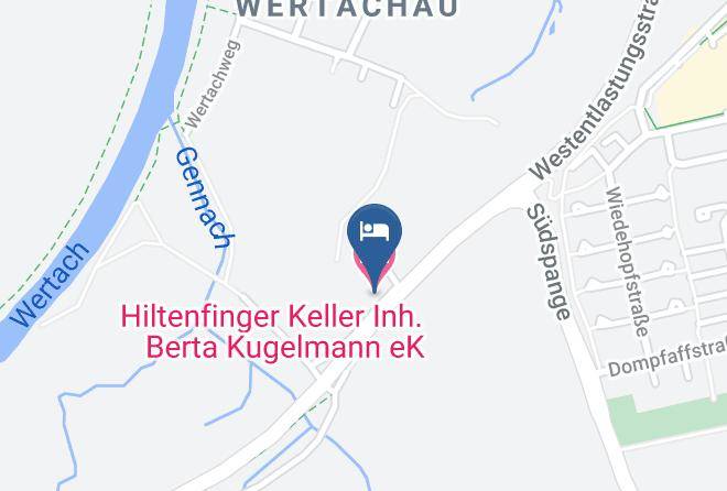 Augsburg - Hiltenfinger Keller Inh Berta Kugelmann Ek Maps