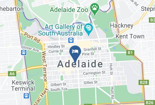 Hilton Adelaide Map