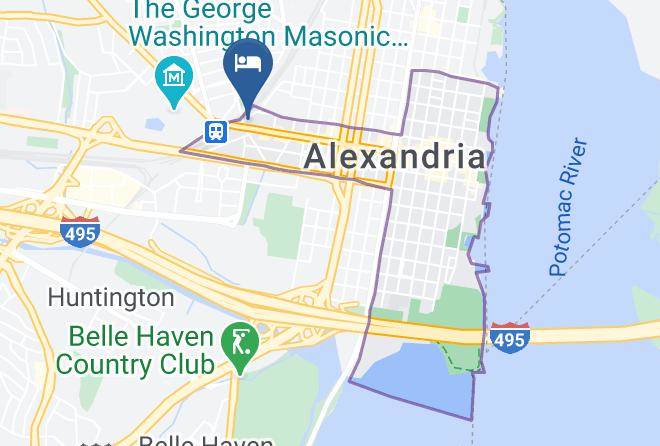 Alexandria City - Hilton Alexandria Old Town Maps