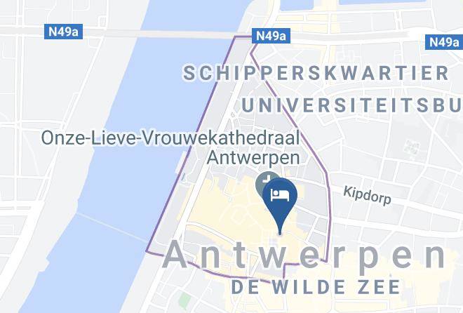 Antwerp - Hilton Antwerp Old Town Maps