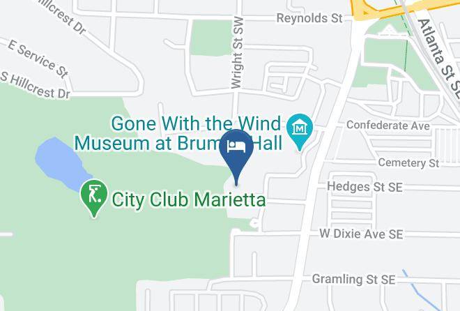 Hilton Atlanta Marietta Hotel & Conference Center Map