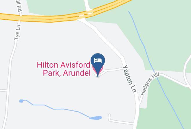 Hilton Avisford Park Arundel Map