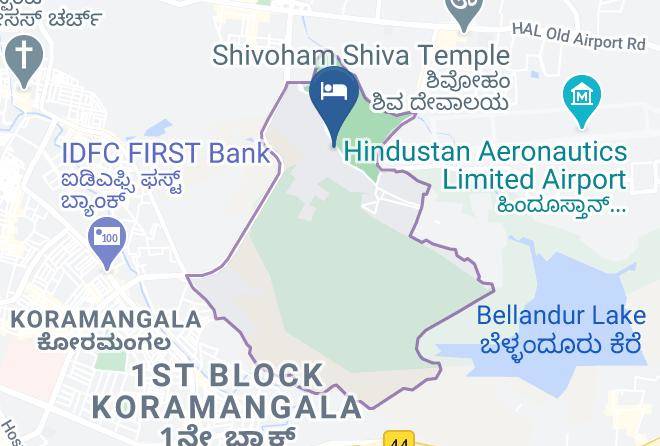 Bengaluru - Hilton Bangalore Embassy Golflinks Maps