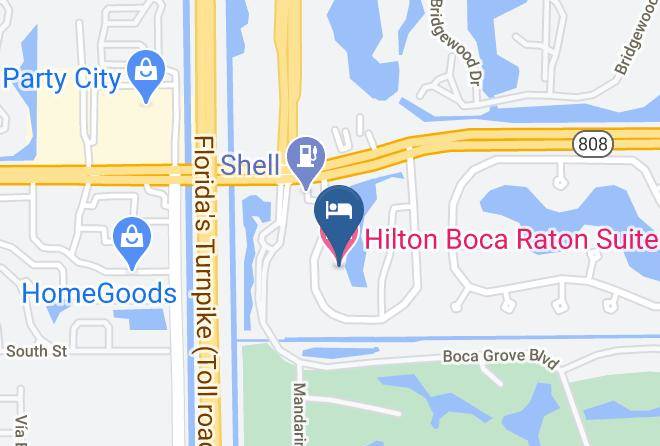 Palm Beach - Hilton Boca Raton Suites Maps