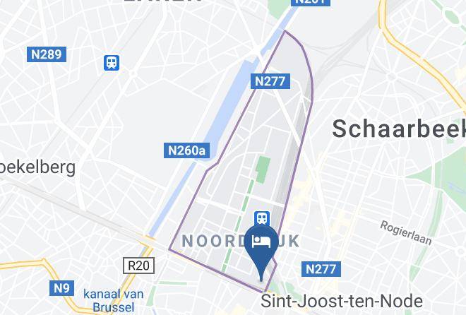 Saint Josse Ten Noode - Crowne Plaza Brussels Le Palace Maps
