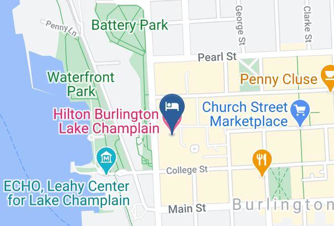 Chittenden - Hilton Burlington Lake Champlain Maps