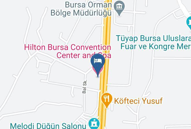 Osmangazi - Hilton Bursa Convention Center And Spa Maps
