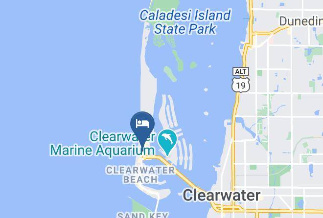 Hilton Clearwater Beach Resort & Spa Map