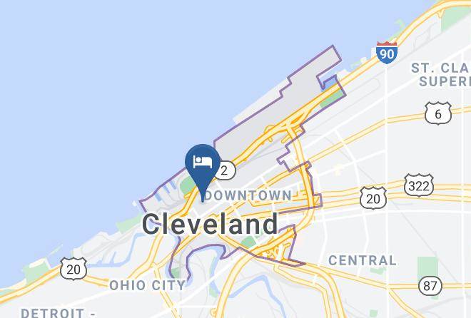 Cuyahoga - Hilton Cleveland Downtown Maps