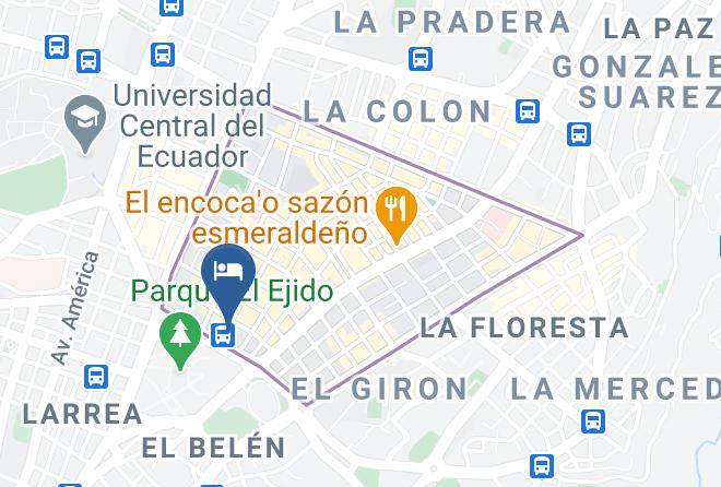 Hilton Colon Quito Hotel Map
