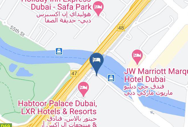 Hilton Dubai Al Habtoor City Map