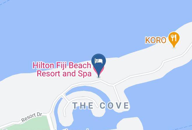 Ba - Hilton Fiji Beach Resort And Spa Maps