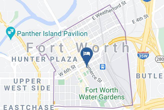 Hilton Fort Worth Map