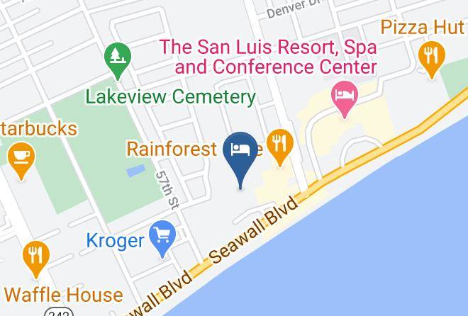 Galveston - Hilton Galveston Island Resort Maps