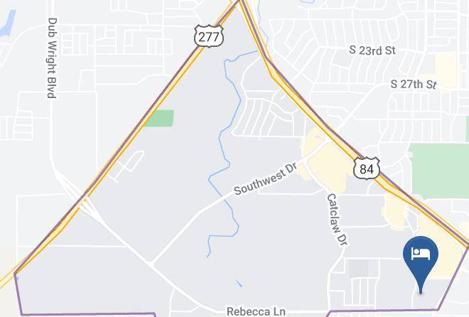 Hilton Garden Inn Abilene Map