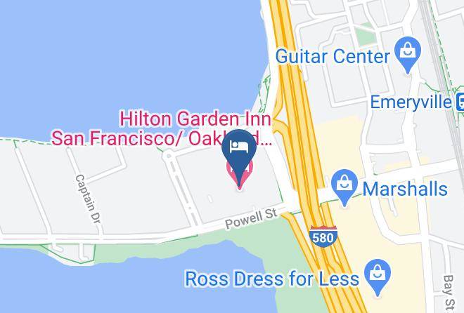 Alameda - Hilton Garden Inn San Francisco Oakland Bay Bridge Maps