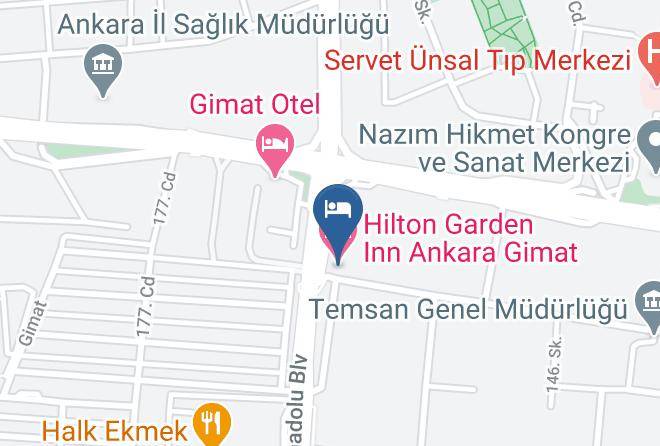 Yenimahalle - Hilton Garden Inn Ankara Gimat Maps