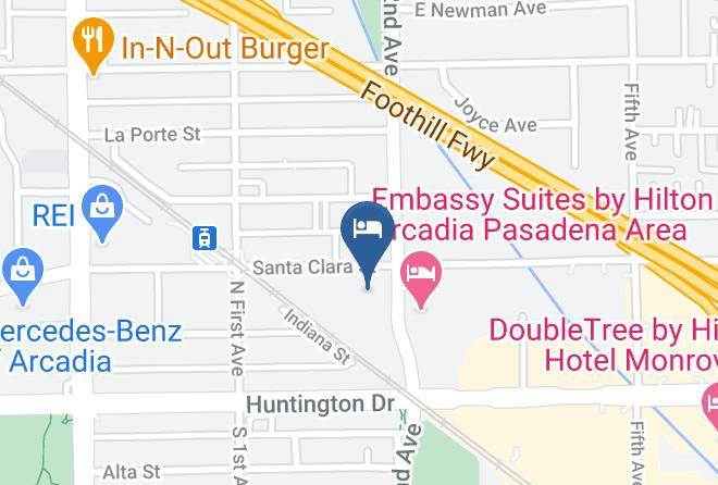 Los Angeles - Hilton Garden Inn Arcadia Pasadena Area Maps