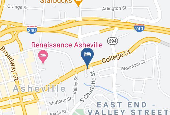 Buncombe - Hilton Garden Inn Asheville Downtown Maps