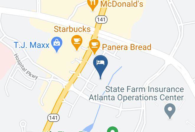 Fulton - Hampton Inn And Suites Johns Creek Maps