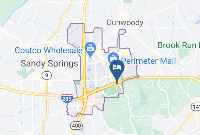 Hilton Garden Inn Atlanta Perimeter Center Map