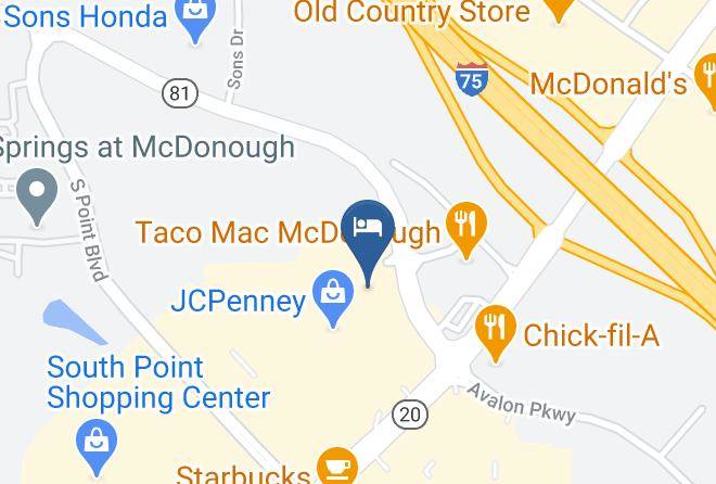 Henry - Hilton Garden Inn Atlanta South Mcdonough Maps