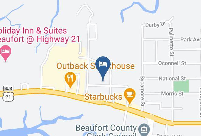 Beaufort - Hilton Garden Inn Beaufort Maps
